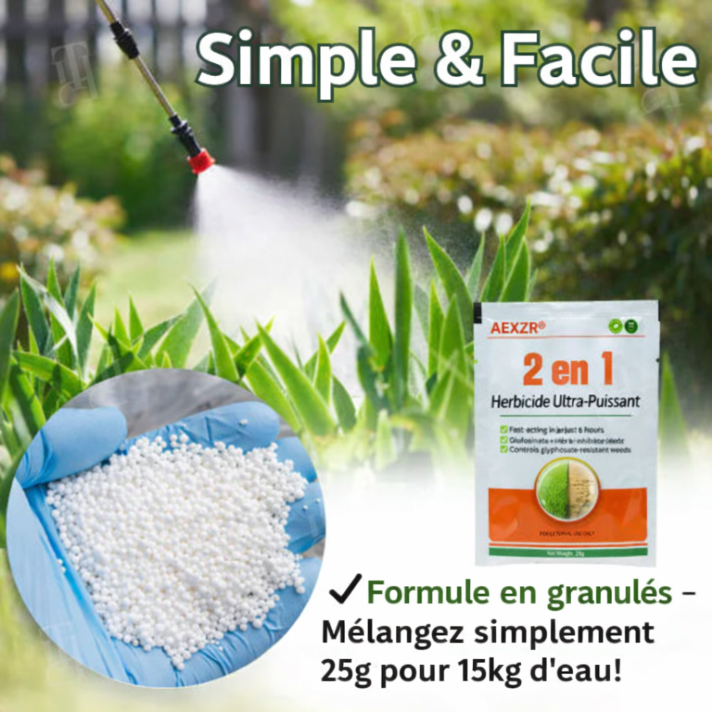 AEXZR® 2 in 1 Herbicide Ultra-Puissant🔥 Votre jardin mérite mieux qu’une attente de 2 mois
