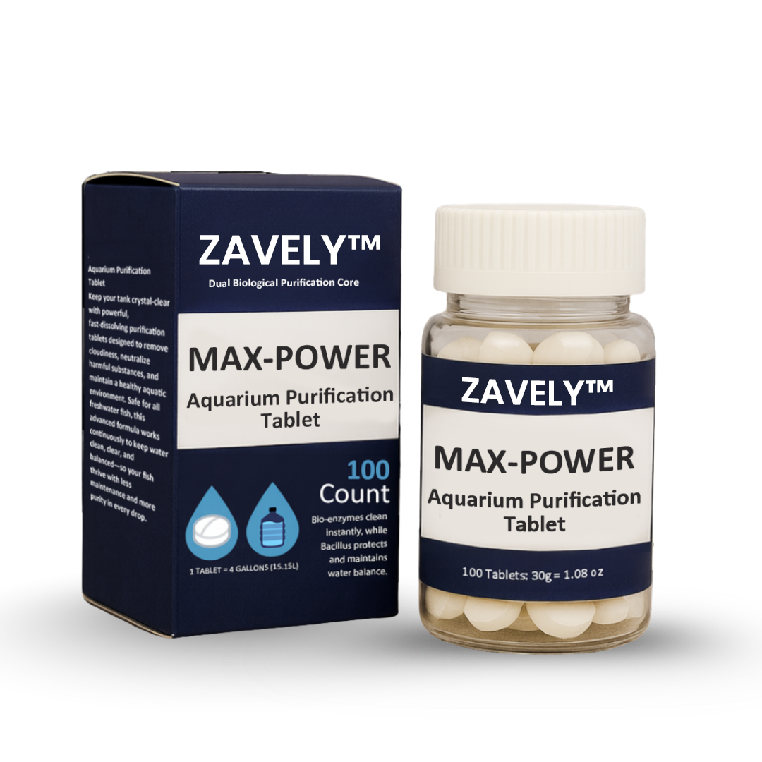 ZAVELY™ Tablette Purificatrice Max-Power pour Aquarium
